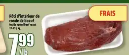 Bonanza Rôti d'intérieur de ronde de boeuf offer