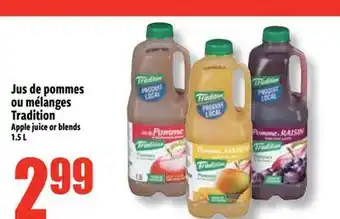 Bonanza Jus de pommes ou mélanges Tradition offer