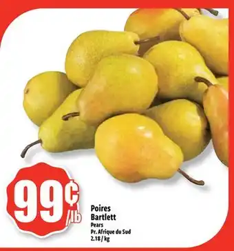 Bonanza Poires Bartlett offer