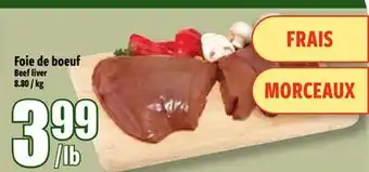 Bonanza Beef liver offer