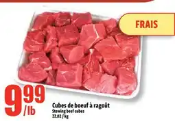 Bonanza Cubes de bœuf à ragout offer