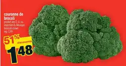Super C COURONNE DE BROCOLI offer