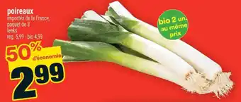 Super C poireaux offer