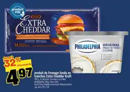 Super C produit de fromage fondu en tranches Extra Cheddar Kraft offer