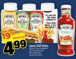 Super C SAUCE CHILI HEINZ offer