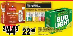 Super C bière Bud Light Lime, Brasseur de Montréal, Sleeman offer