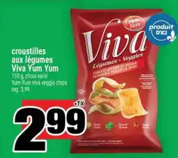 Super C CROUSTILLES AUX LÉGUMES VIVA YUM YUM offer