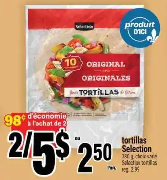 Super C Tortillas Selection offer