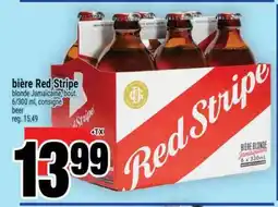 Super C bière Red Stripe offer