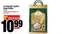 Super C riz basmati à grains longs Kubba offer
