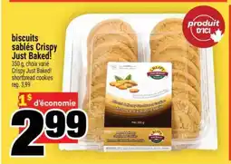 Super C biscuits sablés Crispy Just Baked! offer