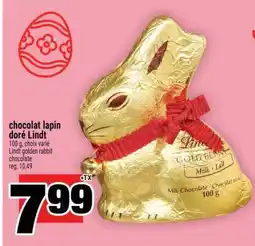 Super C chocolat lapin doré Lindt offer