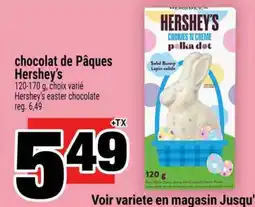 Super C chocolat de Pâques Hershey's offer