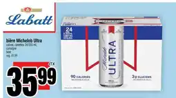 Super C BIÈRE MICHELOB ULTRA offer