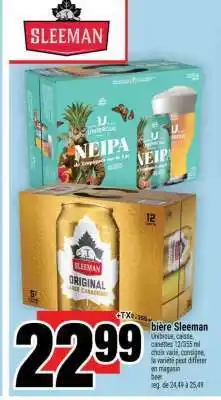 Super C bière Sleeman offer