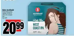 Super C bière Archibald offer