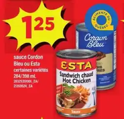 Maxi sauce Cordon Bleu ou Esta offer