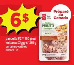 Maxi pancetta PC MD ou kolbassa Ziggy’s offer