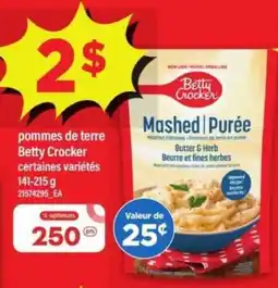 Maxi BETTY CROCKER MASHED POTATOES offer