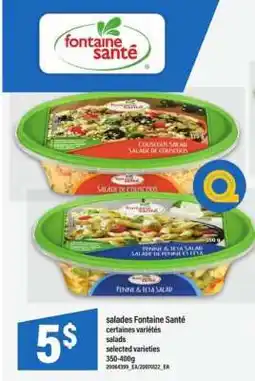 Maxi SALADES FONTAINE SANTÉ offer