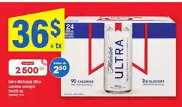 Maxi biere Michelob Ultra canettes, consigne offer