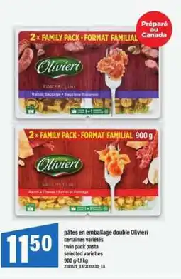 Maxi OLIVIERI TWIN PACK PASTA offer