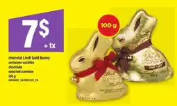 Maxi chocolat Lindt Gold Bunny offer