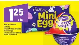 Maxi Cadbury Mini Eggs & Creme Egg offer