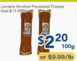 Oceans Fresh Food Market Landana Smoked Processed Cheese offer