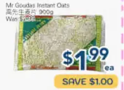 Oceans Fresh Food Market Mr Goudas Instant Oats offer