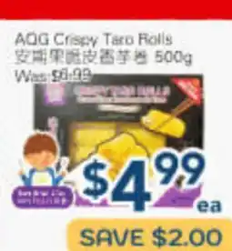 Oceans Fresh Food Market AQG Crispy Taro Rolls offer