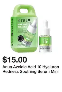 Sephora Anua Azelaic Acid 10 Hyaluron Redness Soothing Serum Mini offer