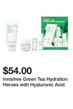 Sephora innisfree Green Tea Hydration Heroes with Hyaluronic Acid offer