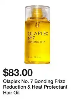 Sephora Olaplex No. 7 Bonding Frizz Reduction & Heat Protectant Hair Oil offer