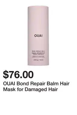 Sephora OUAI Bond Repair Balm Hair Mask for Damaged Hair offer