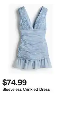 H&M Sleeveless Crinkled Dress offer