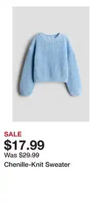 H&M Chenille-Knit Sweater offer