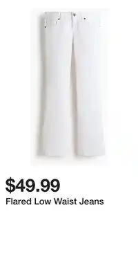 H&M Flared Low Waist Jeans offer