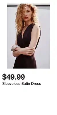 H&M Sleeveless Satin Dress offer