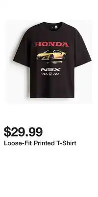 H&M Loose-Fit Printed T-Shirt offer