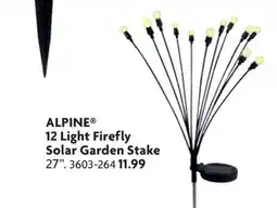 Home Hardware 12 Light Firefly Solar Garden Stake offer