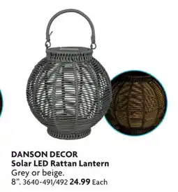 Home Hardware Solar LED Rattan Lantern offer
