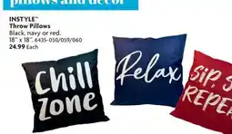 Home Hardware INSTYLE Throw Pillows offer