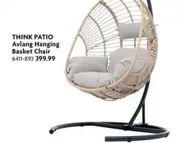 Home Hardware Avlang Hanging Basket Chair offer