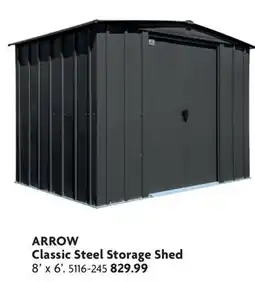 Home Hardware Classic Steel Storage Shed offer