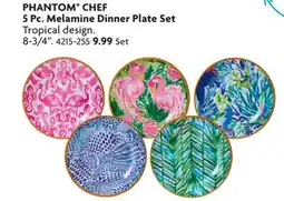 Home Hardware PHANTOM° CHEF 5 Pc. Melamine Dinner Plate Set offer