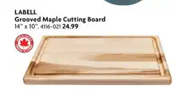 Home Hardware LABELL Grooved Maple Cutting Board offer