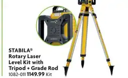 Home Hardware Rotary Laser Level Kit with Tripod + Grade Rod offer