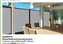 Home Hardware Mixed Material Fencing System offer