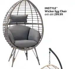 Home Hardware Wicker Egg Chair offer